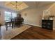 Inviting dining room with a tray ceiling, perfect for Gathering dinners and gatherings at 1714 Michelle Mnr, Danville, IN 46122