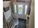 Inviting entryway with a decorative front door and elegant tile flooring at 1714 Michelle Mnr, Danville, IN 46122