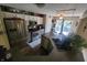 Modern kitchen featuring stainless steel appliances, granite countertops, and an island at 1714 Michelle Mnr, Danville, IN 46122