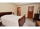 Cozy main bedroom with a sleigh bed and neutral decor at 2090 W County Road 400 S, Clayton, IN 46118