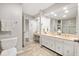 Bathroom featuring a double vanity with lots of counter space at 3000 E County Road 400 N, Muncie, IN 47303