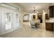 Open breakfast nook with adjacent kitchen, dining, and living areas offering easy access at 3556 Towne Dr, Carmel, IN 46032