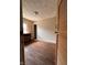 Empty bedroom with window and hardwood floors at 3646 Creston Dr, Indianapolis, IN 46222