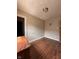 Empty bedroom with hardwood floors at 3646 Creston Dr, Indianapolis, IN 46222