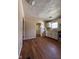 Functional kitchen featuring updated appliances, hardwood floors, and ample cabinet space at 3646 Creston Dr, Indianapolis, IN 46222