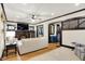 Bright living room with hardwood floors, fireplace, and open layout for entertaining at 3918 N Park Ave, Indianapolis, IN 46205