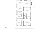 Detailed floor plan showcasing the layout of the home with labeled rooms and dimensions at 4154 W Briarwood Lake S Dr, Monrovia, IN 46157