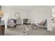 Cozy Bedroom featuring two cribs and seating area, perfect for twins or siblings at 4159 Persian St, Greenwood, IN 46143