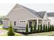 Exterior view of the home with manicured landscaping at 4190 Hartswick Ct, Zionsville, IN 46077