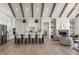 Spacious kitchen boasts a large island with seating, stainless steel appliances, and an open layout to the living area at 4190 Hartswick Ct, Zionsville, IN 46077