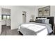 Bright bedroom with a closet and en-suite bathroom offers a luxurious feel with plenty of storage space at 4400 Persian St, Greenwood, IN 46143