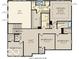 Second floor floorplan including owner's suite, loft, bedrooms, and bathrooms at 4400 Persian St, Greenwood, IN 46143