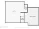 Second-floor floor plan showcases a loft with an open view and closet, complete with dimensions for layout assessment at 455 S Pine St # 4, Indianapolis, IN 46203