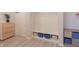 Mud room with a built-in hall tree, storage bench, and durable hardwood floors at 4863 Sherlock Dr, Westfield, IN 46062