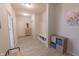 Mud room with built-in storage and shelving with durable hardwood floors at 4863 Sherlock Dr, Westfield, IN 46062