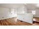 Spacious attic features ceiling fan and hardwood floors at 5622 Guilford Ave, Indianapolis, IN 46220
