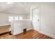 Spacious attic features skylight and hardwood floors at 5622 Guilford Ave, Indianapolis, IN 46220