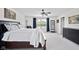 Serene main bedroom with a large window and plush carpet providing a relaxing and comfortable retreat at 7559 Pipestone Dr, Indianapolis, IN 46217