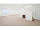 Spacious carpeted basement with ample room for customization at 764 Bloor Woods Ct, Zionsville, IN 46077