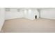 Spacious carpeted basement area perfect for recreation or storage at 764 Bloor Woods Ct, Zionsville, IN 46077