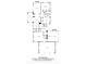 Floor plan layout of the home, illustrating the dimensions of each room at 8100 N Meridian St, Indianapolis, IN 46260