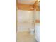 Bathroom showcasing the tub and shower, along with white cabinets and updated fixtures at 8160 Whitham Dr, Indianapolis, IN 46237