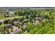 Overhead view of a residential neighborhood with lush greenery and well-maintained homes in a desirable location at 10172 Watkins Ct, Indianapolis, IN 46234