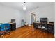 Spacious home office setup with hardwood floors and dual workstations at 10172 Watkins Ct, Indianapolis, IN 46234