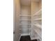A well-organized pantry with ample shelving offers generous storage space at 12600 Misty Ridge Ct, Fishers, IN 46037