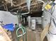 Unfinished basement with utilities that provides potential for customization at 1332 W 26Th St, Indianapolis, IN 46208