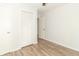 Spacious bedroom with a ceiling fan, a closet, and neutral-tone flooring at 156 N Eastern Village Dr, Greenfield, IN 46140