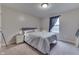 Bedroom with neutral tones, carpeted floor, and a window at 1751 S Centennial Ave, New Palestine, IN 46163