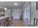 Spacious kitchen with a breakfast bar that flows into additional rooms for seamless entertainment at 1751 S Centennial Ave, New Palestine, IN 46163