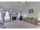 Bright living room featuring a fireplace, comfortable seating, and neutral décor at 1751 S Centennial Ave, New Palestine, IN 46163