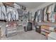 Spacious walk-in closet with extensive shelving and storage space at 1751 S Centennial Ave, New Palestine, IN 46163