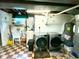 Functional laundry room with washer, dryer, and utility sink for added convenience at 2221 E 35Th St, Anderson, IN 46013