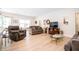 Spacious living room with hardwood floors and comfortable seating at 2686 Lafayette Ave, Columbus, IN 47201