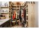 Large walk-in closet with custom built-in shelving and ample storage for clothing and accessories at 2965 E 1100 N, Pendleton, IN 46064