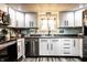 Modern kitchen showcasing white cabinets, stainless steel appliances, and stylish countertops at 2965 E 1100 N, Pendleton, IN 46064