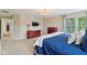 Comfortable main bedroom featuring neutral walls, hardwood flooring and dresser at 3267 Cimmaron Ash Ct, Zionsville, IN 46077