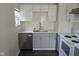 Charming kitchen with stainless steel dishwasher, white countertops, and subway tile backsplash at 3644 N Parker Ave, Indianapolis, IN 46218