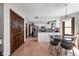 Open kitchen and breakfast nook with stainless steel appliances at 38 Hawthorne Ct, Carmel, IN 46033