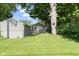 Lush backyard with garage offers a serene escape at 4359 Winthrop Ave, Indianapolis, IN 46205