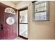 Entryway with front door with decor and small window at 5361 Cradle River Ct, Indianapolis, IN 46221