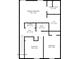 Second floor showcasing two bedrooms, a primary bathroom, a laundry room, and a walk-in closet at 5361 Cradle River Ct, Indianapolis, IN 46221