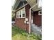 Brick exterior showing the utilities and back door entrance at 5960 Southeastern Ave, Indianapolis, IN 46203