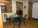 Bright breakfast nook featuring a glass table and decorative chairs at 6723 S New Jersey St, Indianapolis, IN 46227