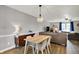 Cozy living space featuring modern decor, connecting dining area at 6809 Amber Springs Way, Indianapolis, IN 46237