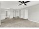 Spacious bedroom with gray walls and carpet floors with lots of natural light at 714 Thornburg Pkwy, Brownsburg, IN 46112
