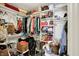 Walk-in closet provides ample storage with shelves and hanging space, keeping items organized at 7587 Winding Way, Fishers, IN 46038